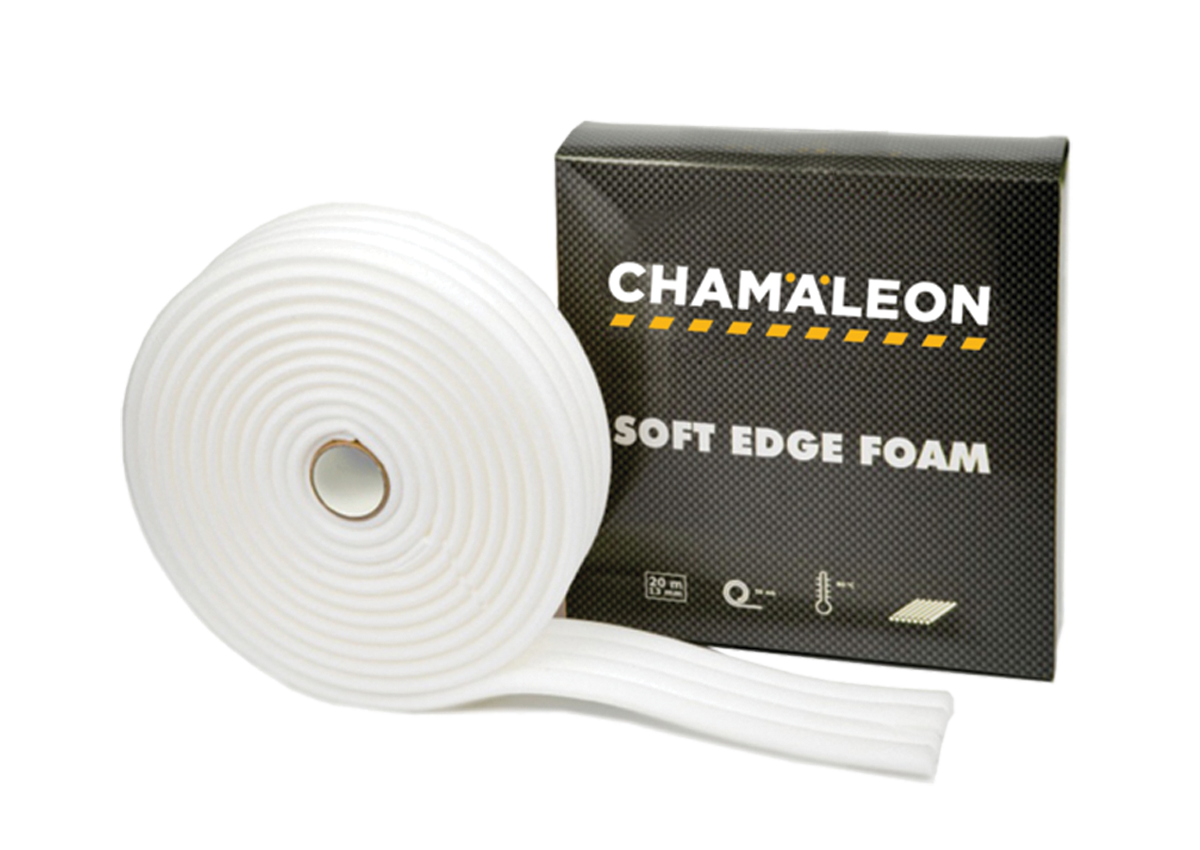 Soft edge foam masking tape